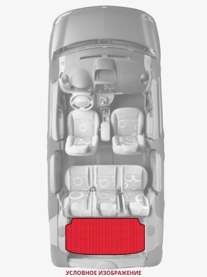 ЭВА коврики «Queen Lux» багажник для Lexus ES (XV30)